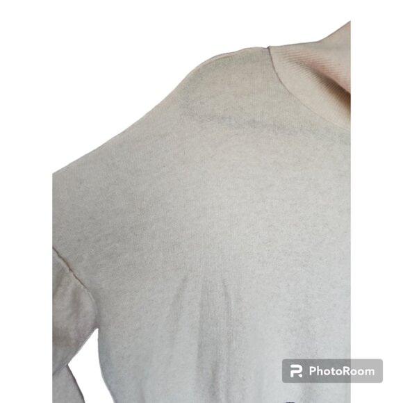 Free People So Low So High Cashmere Oversized Boxy Sweater Beige Size S - Picture 14 of 16